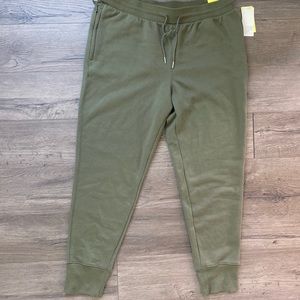 All In Motion - Cotton Fleece Joggers - Green - NWT